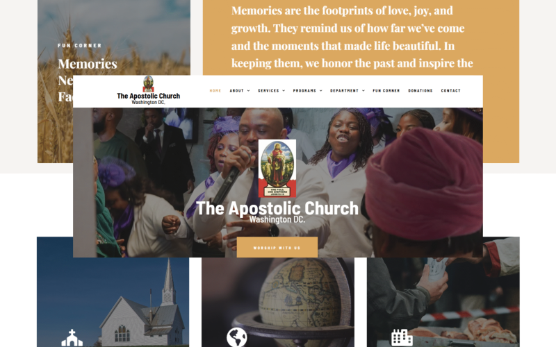 web church design web church design